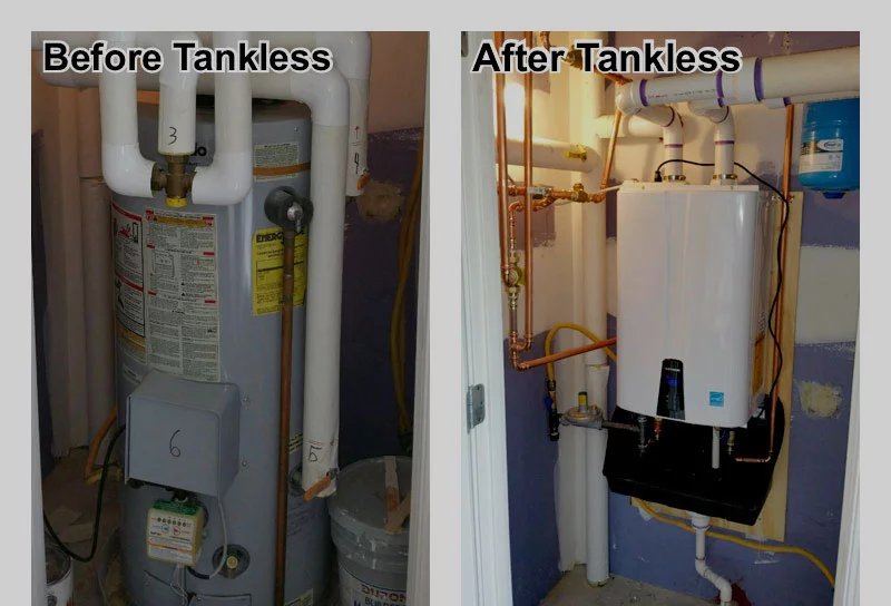 The Benefits Of a Tankless Water Heater The Benefits Of a Tankless Water Heater Image